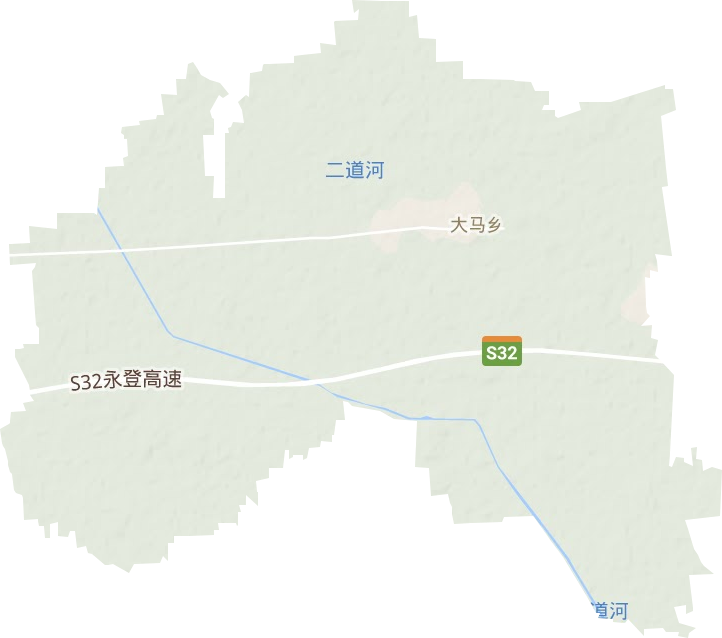 大马镇地形地图