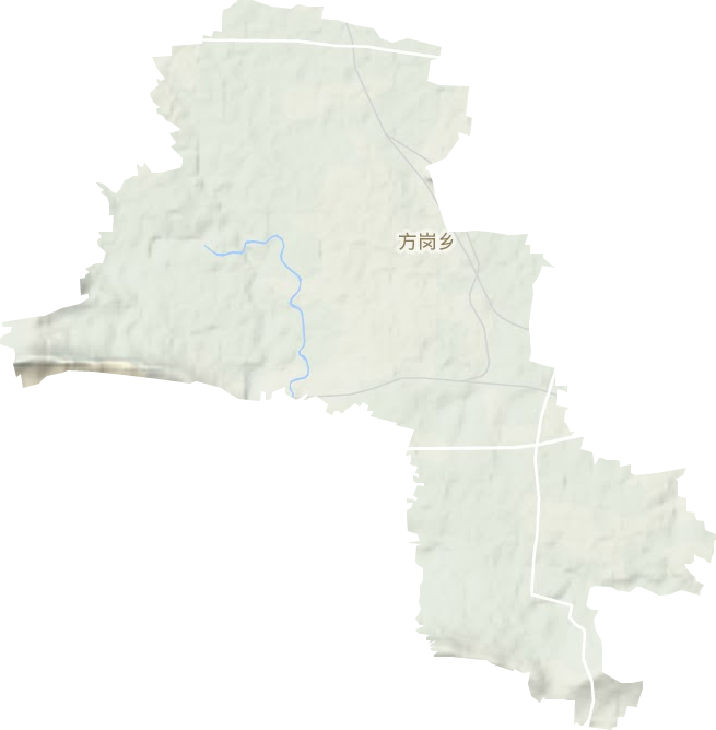 方岗镇地形地图