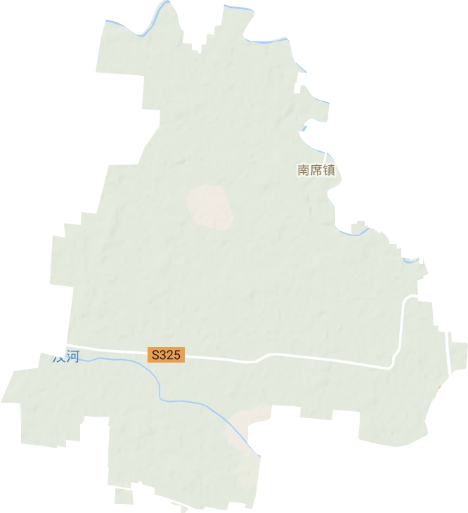 南席镇地形地图