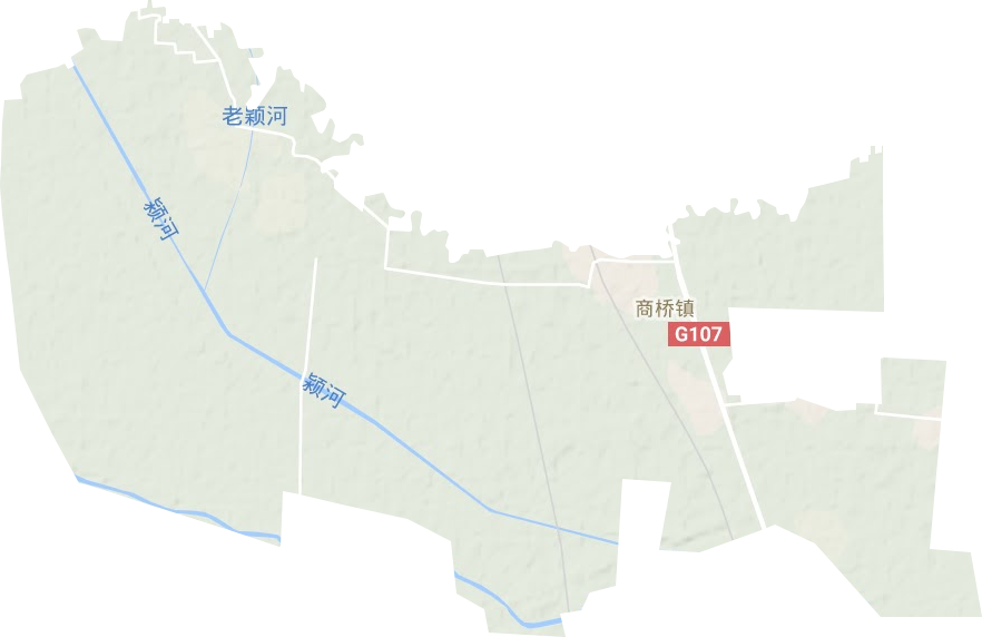 商桥镇地形地图