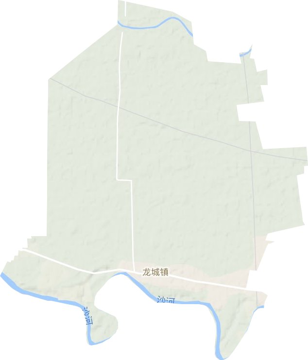 龙城镇地形地图