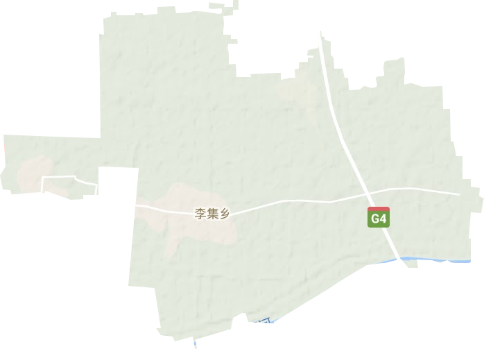 李集镇地形地图