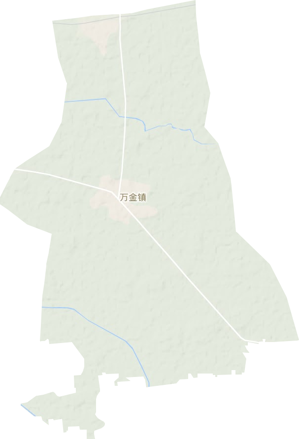 万金镇地形地图