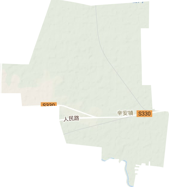 辛安镇地形地图