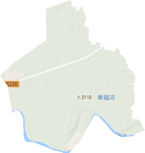 太尉镇地形地图