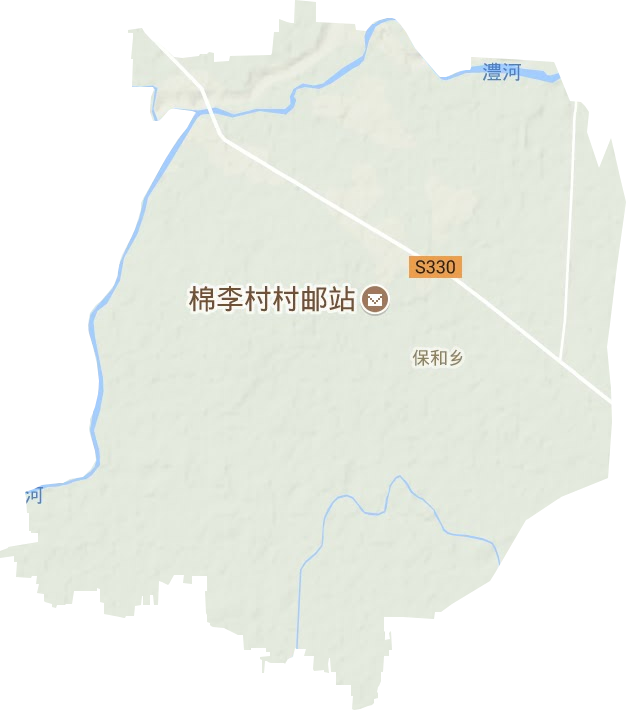 保和乡地形地图