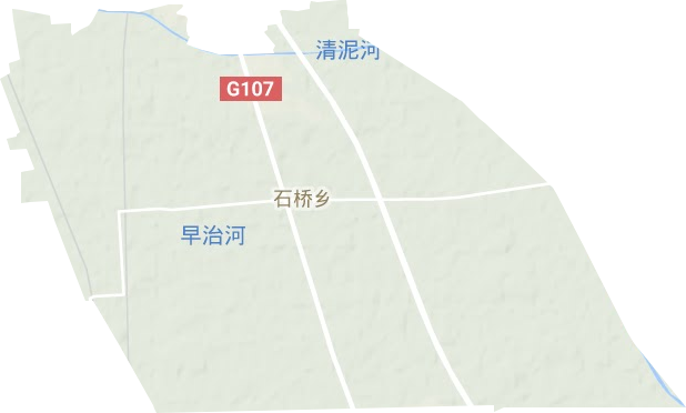 石桥乡地形地图
