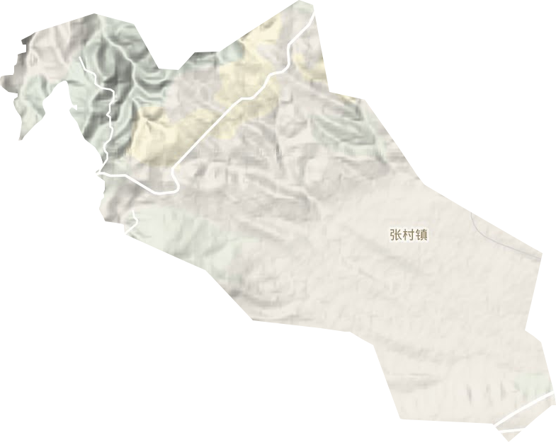张村镇地形地图