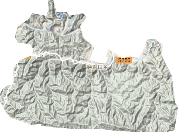 双龙湾镇地形地图
