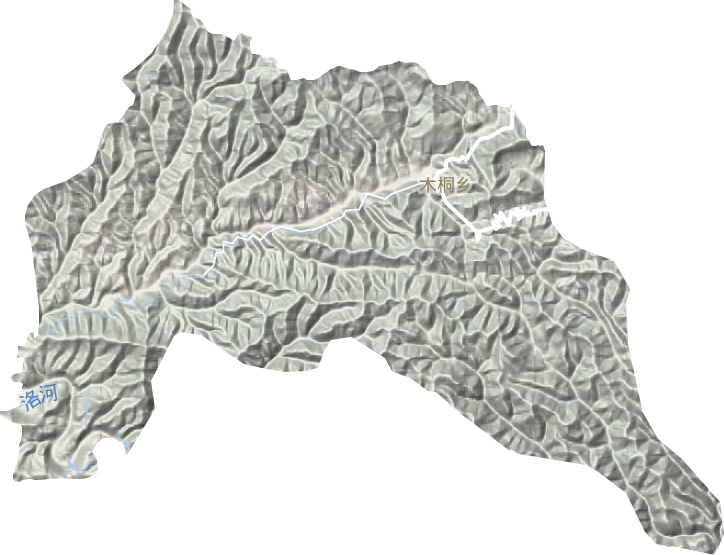 木桐乡地形地图