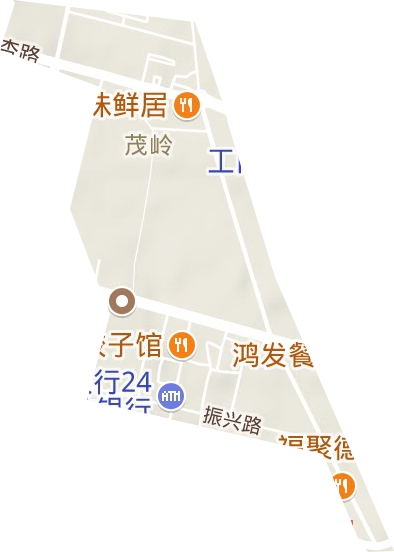 泰山路街道地形地图