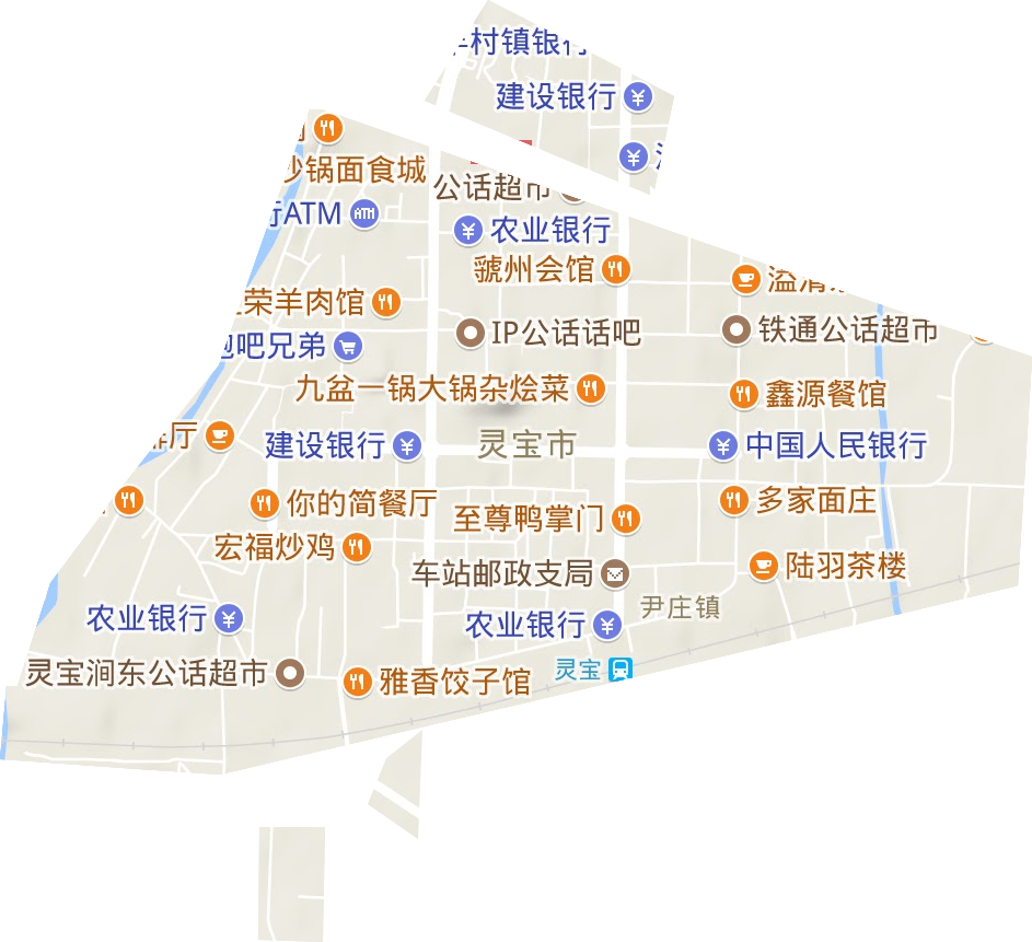 涧东区管委会地形地图