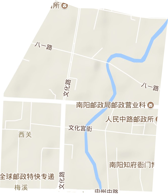 梅溪街道地形地图