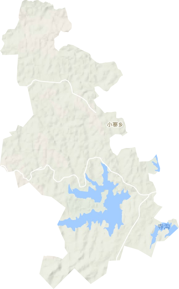 龙王沟风景区办事处地形地图
