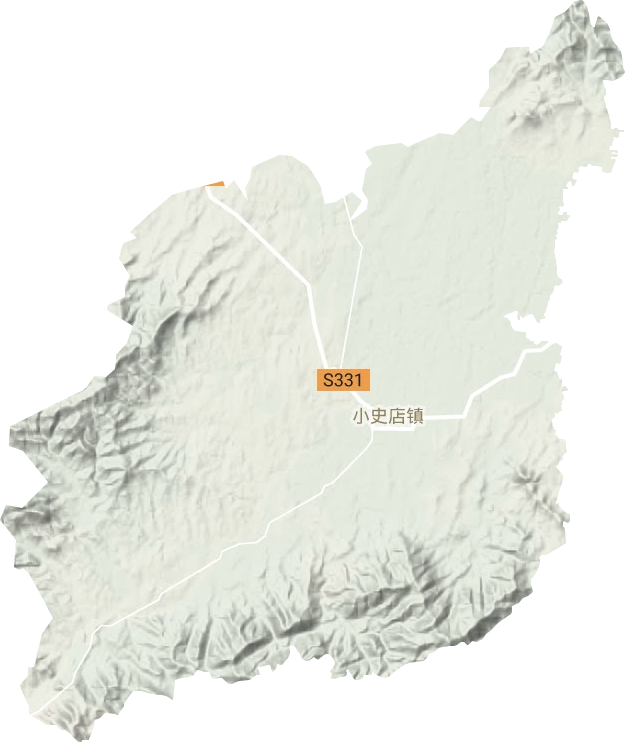 小史店镇地形地图