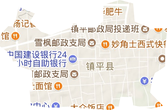 涅阳街道地形地图