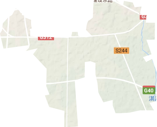 雪枫街道地形地图