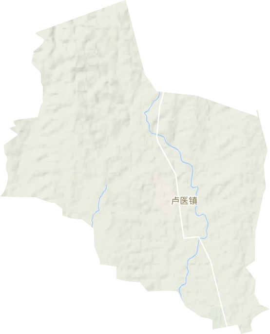 卢医镇地形地图