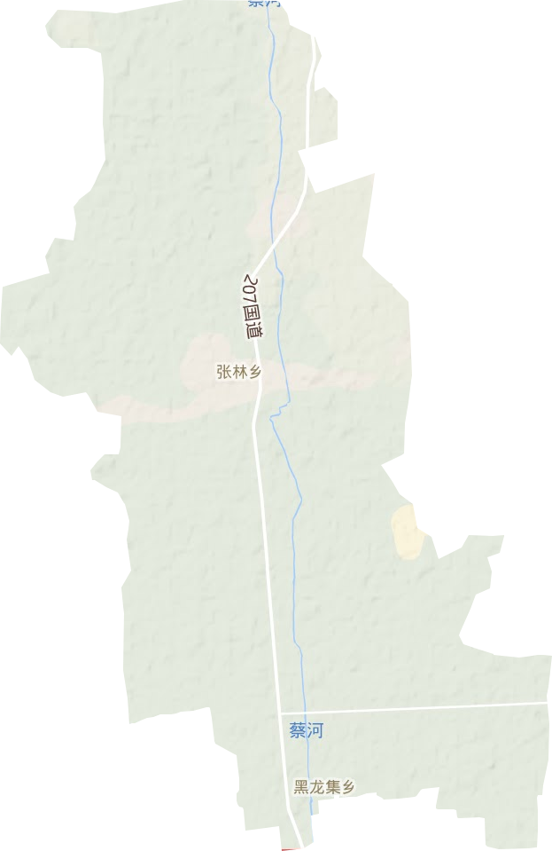 张林镇地形地图
