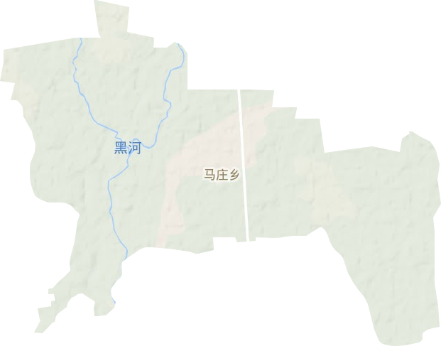 马庄乡地形地图