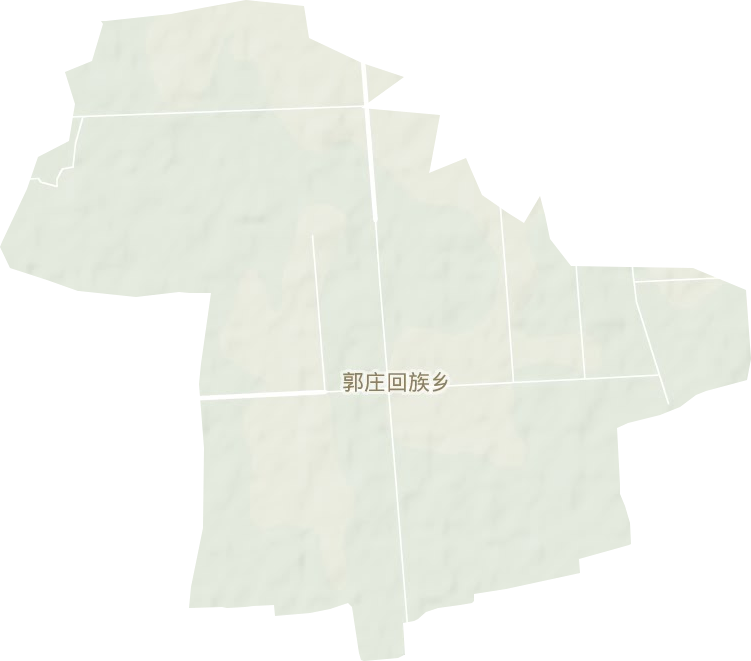 郭庄回族乡地形地图