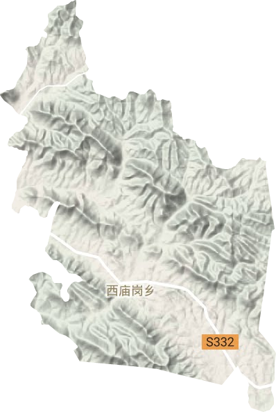 桃溪镇地形地图