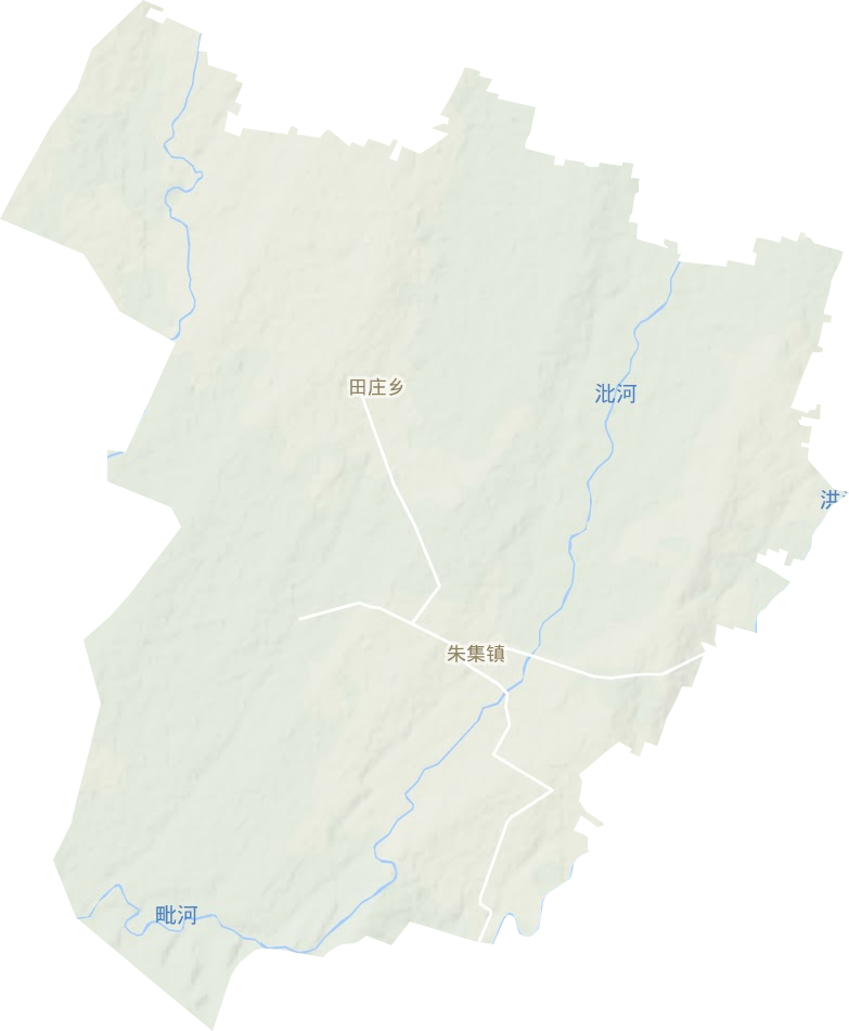 朱集镇地形地图