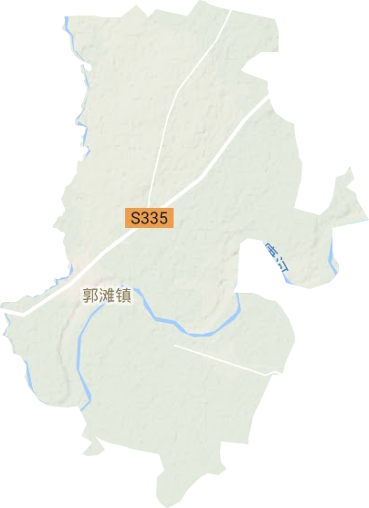郭滩镇地形地图