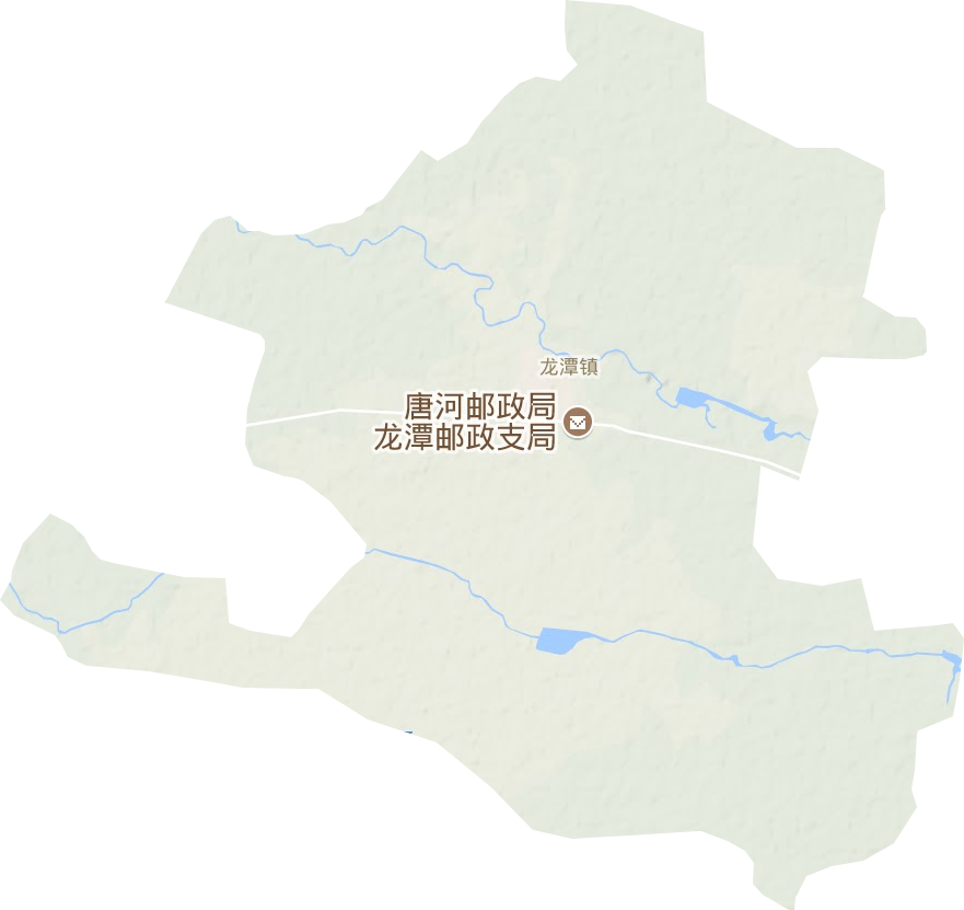 龙潭镇地形地图