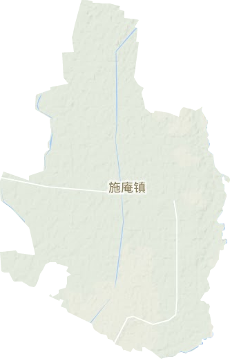 施庵镇地形地图