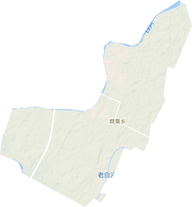 樊集乡地形地图