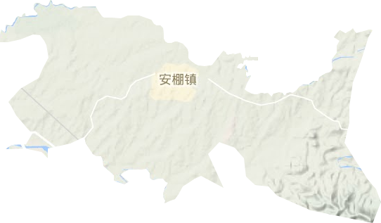 安棚镇地形地图