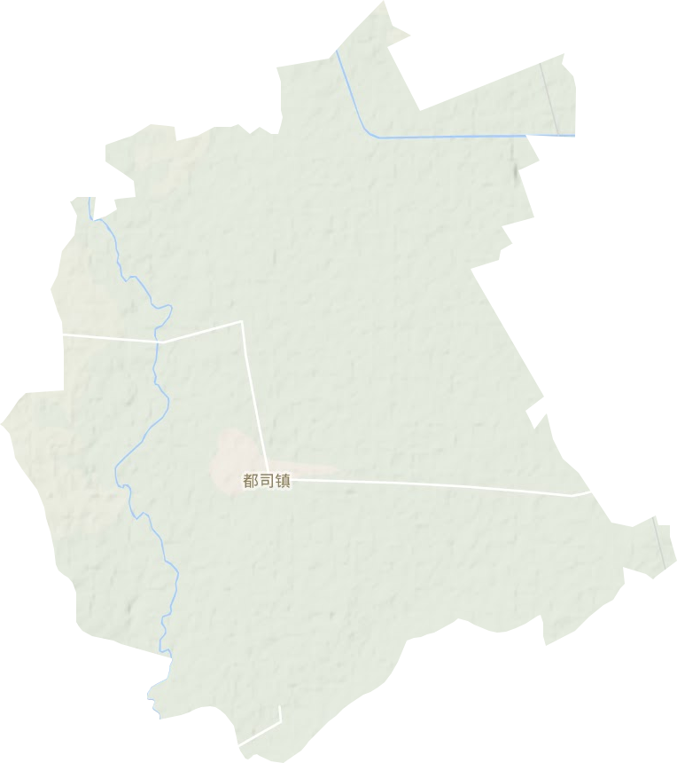都司镇地形地图