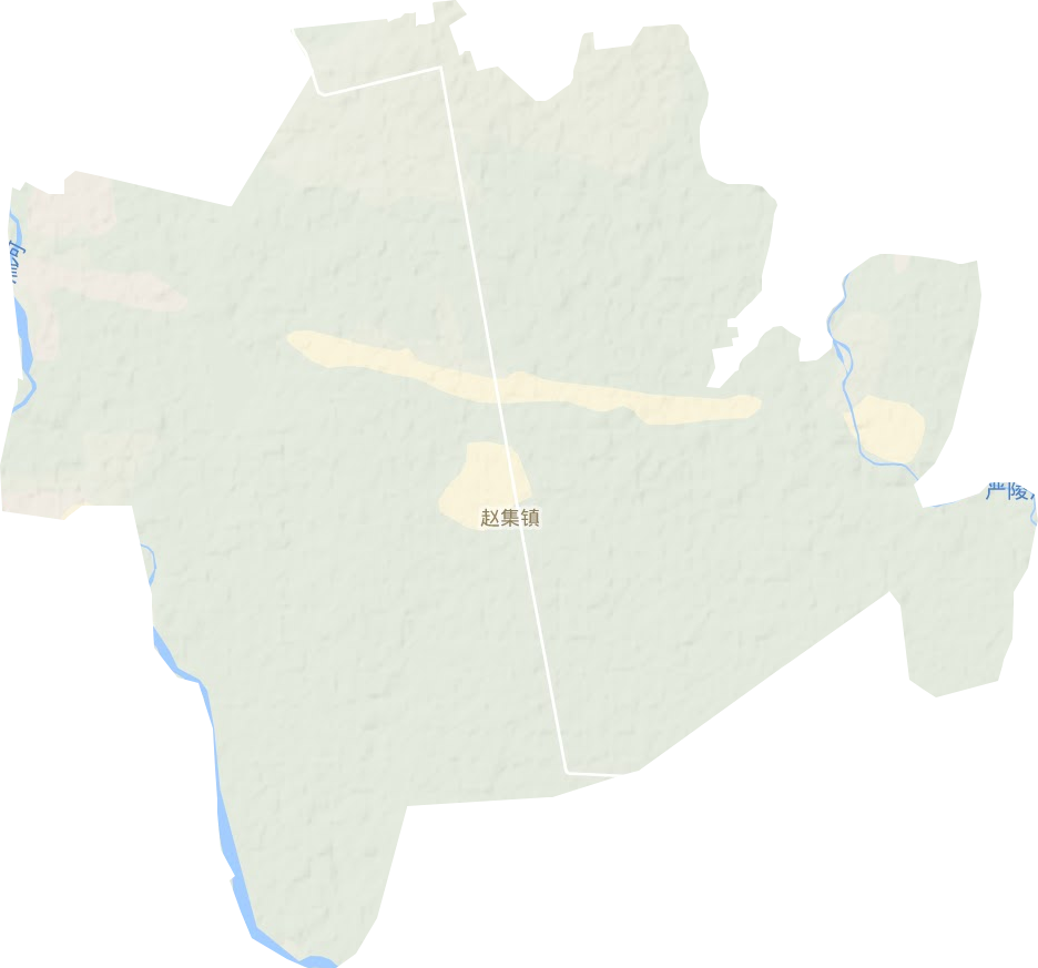 赵集镇地形地图