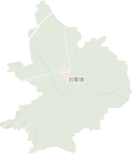 刘集镇地形地图
