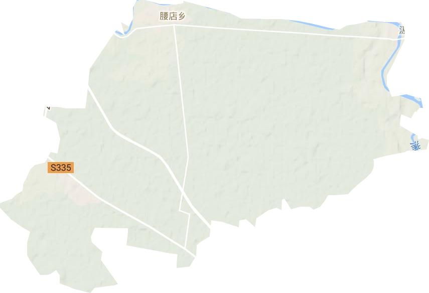腰店镇地形地图