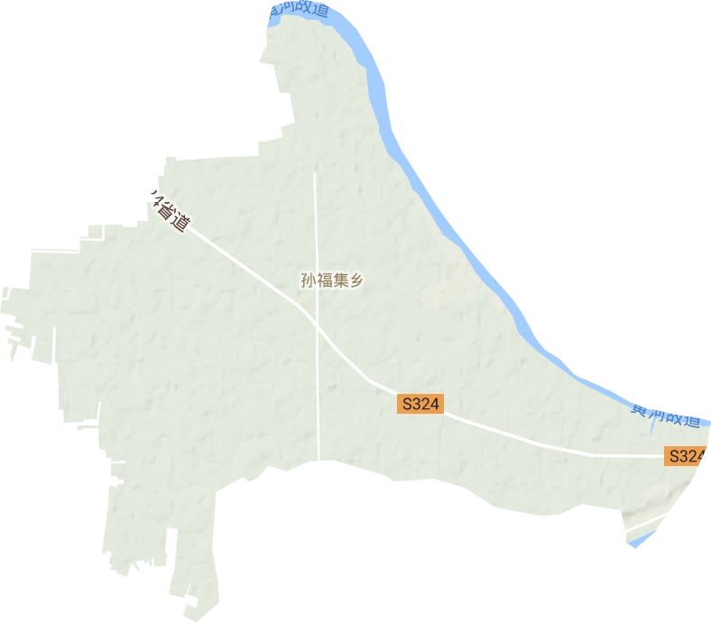孙福集乡地形地图