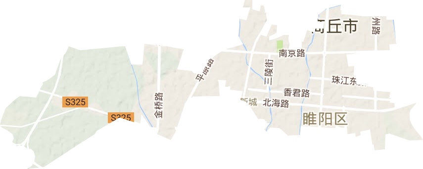 新城街道地形地图