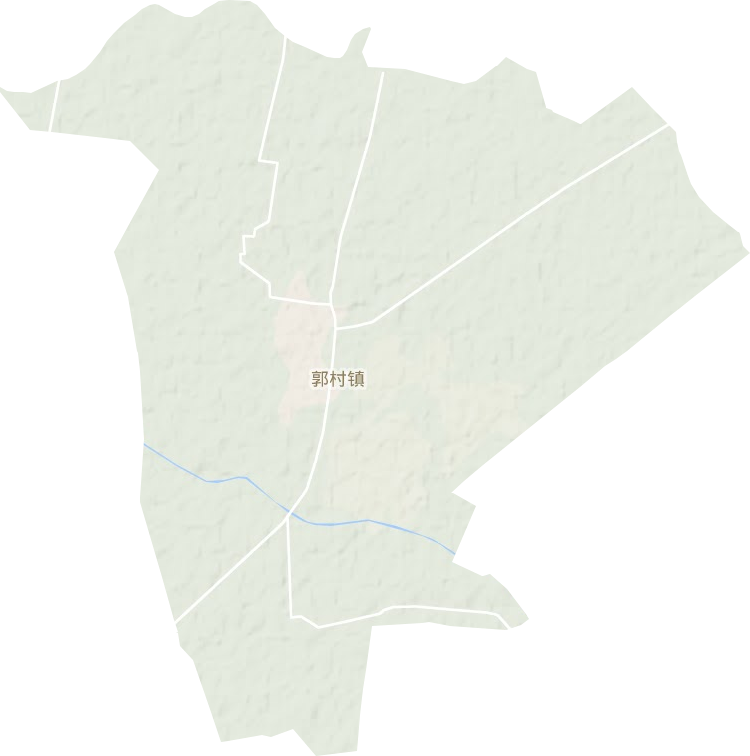 郭村镇地形地图