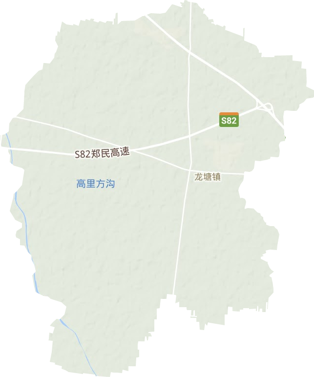 龙塘镇地形地图