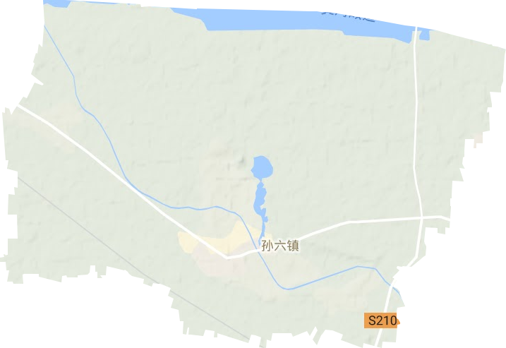 孙六镇地形地图