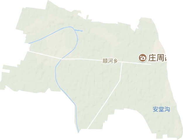 庄子镇地形地图