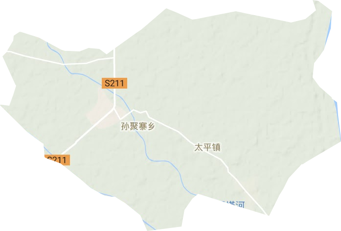 孙聚寨乡地形地图