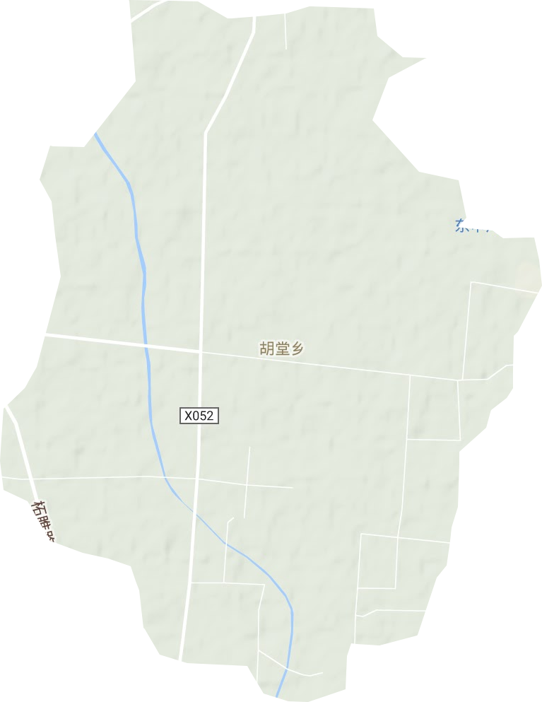 胡堂乡地形地图