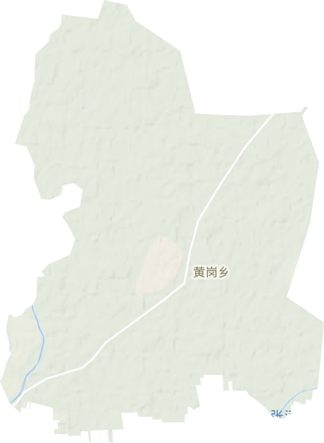 黄岗镇地形地图