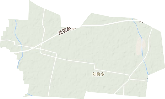 刘楼乡地形地图