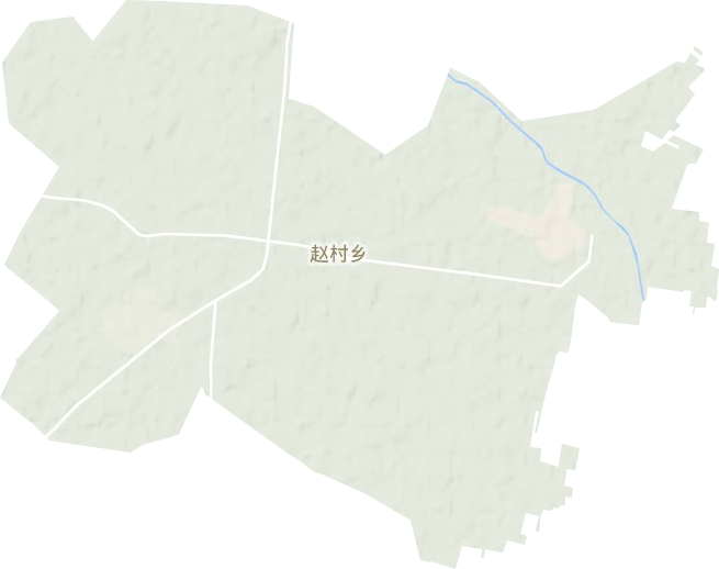 赵村乡地形地图