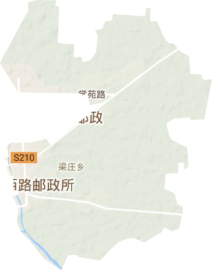 浦东街道地形地图
