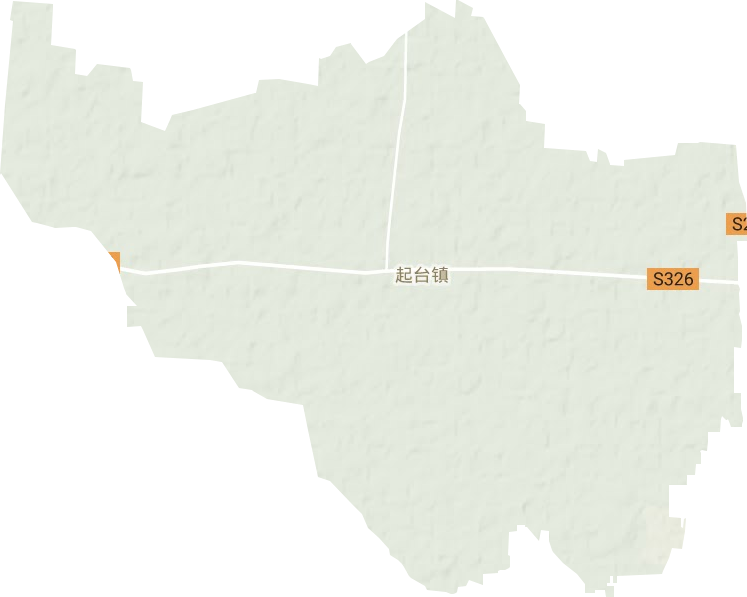 起台镇地形地图