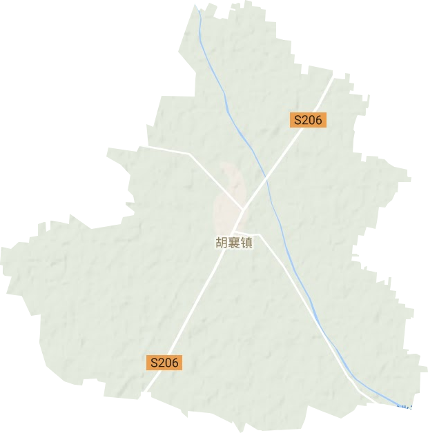 胡襄镇地形地图